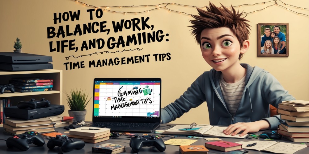 How to Balance Work, Life, and Gaming: Time Management Tips