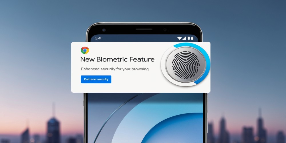 New Biometric Feature in Google Chrome for Android